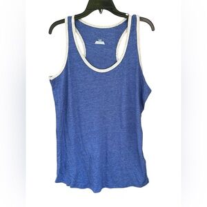 Men’s Vibrant blue Tank Top with Breathable Fabric and Relaxed Fit